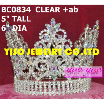 beautiful crystal pageant crown